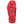 Metal traction spikes attached to the sole of a bright pink running shoe
