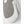 Hestra grey textured fabric mitten with white leather palm and logo patch