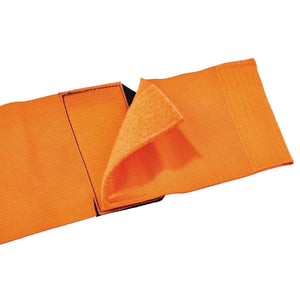Chill-Its orange elastic strap with hook and loop fastener