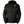 Black Washington Commanders hooded puffer jacket with team logo and branding