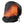 Gobi Heat black fleece balaclava with glowing orange heating elements visible