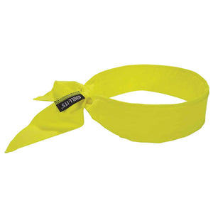 Neon yellow Chill-Its cooling bandana
