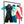 Three wetsuits hanging on a metal rack
