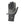Seirus black glove with textured palm grip and wrist buckle