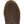 Top view of brown Xtratuf rubber boot toe